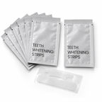 SWISH! Teeth Whitening Strips – Beutel und Strip für oben und unten